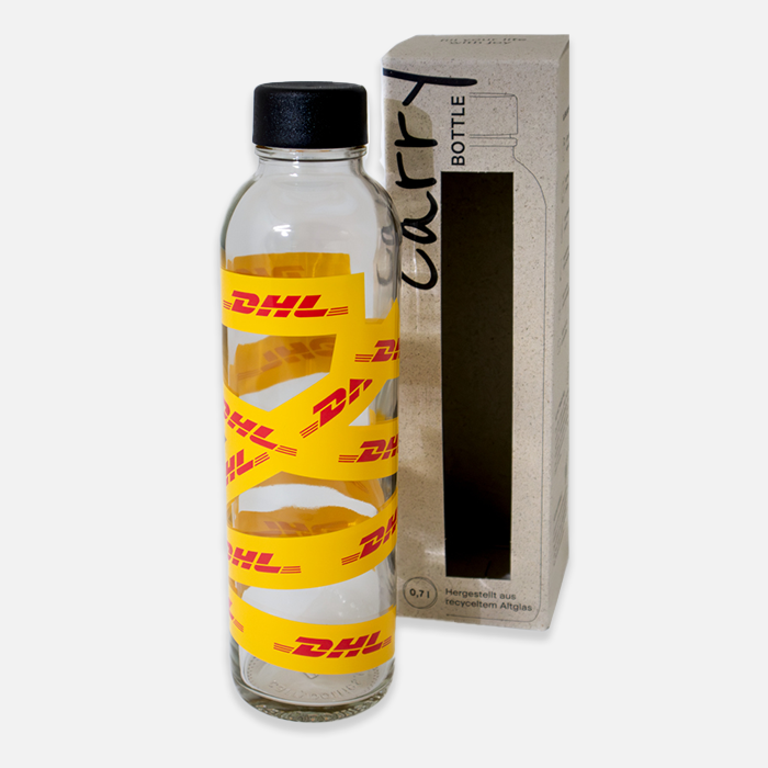 Glass bottle, CARRY x DHL 