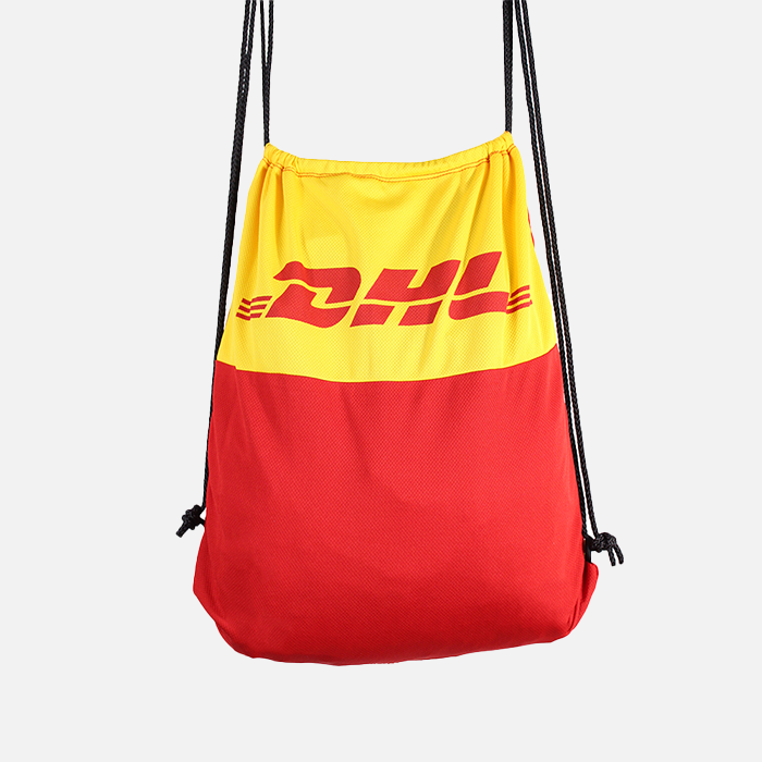 Upcycled drawstring bag, DHL
