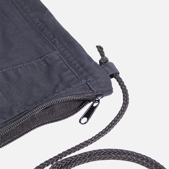 Upcycled neck pouch, DHL