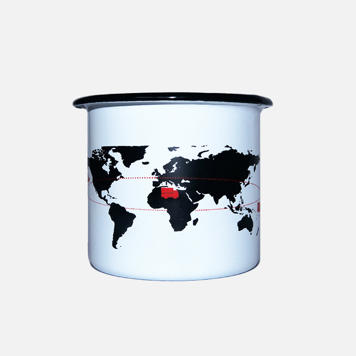 Enamel mug, DHL