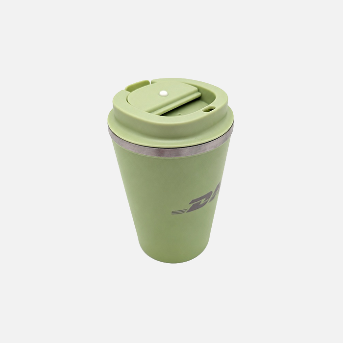 Double-walled cup DHL, warm green