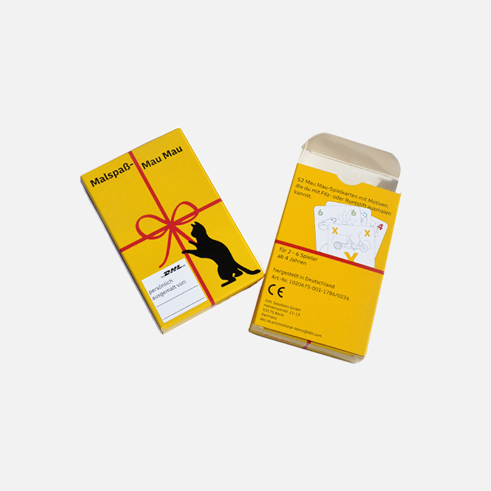 Mau Mau playing cards for colouring, DHL
