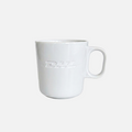 porcelain cup, white