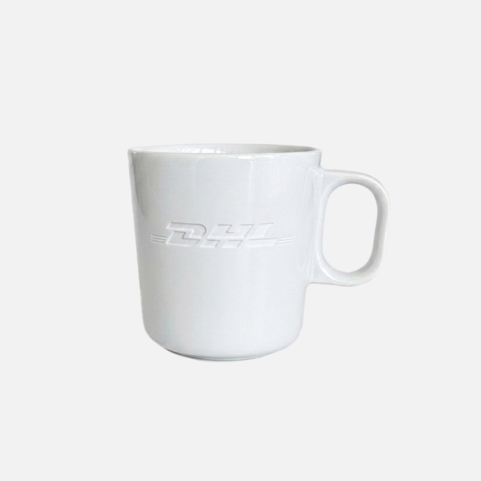 porcelain cup, white