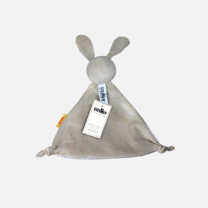 Schnuffeltuch Hase, STEINER, Handarbeit
