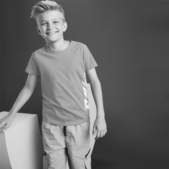 Kids T-shirt, blau
