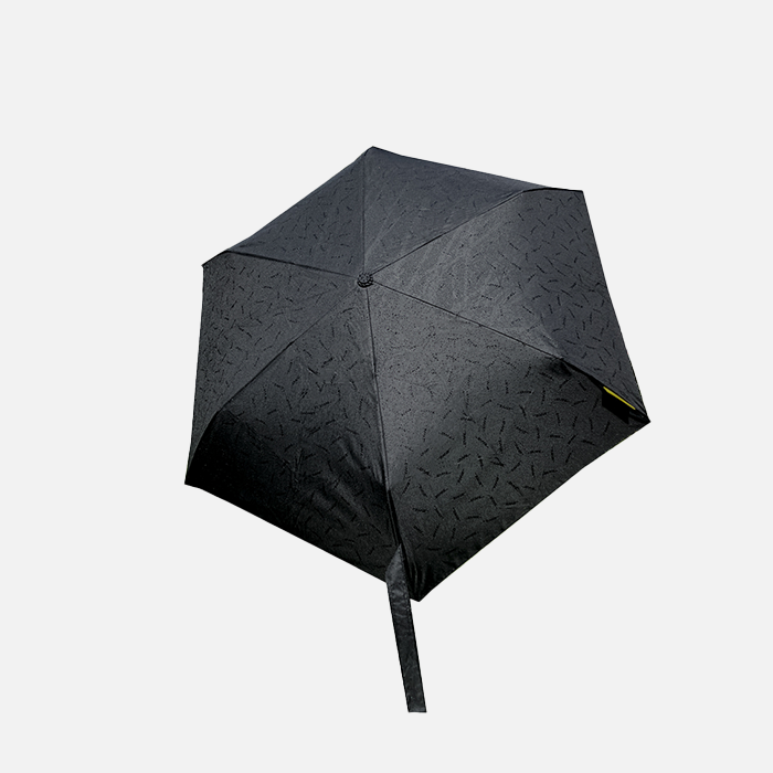 Taschenschirm, schwarz
