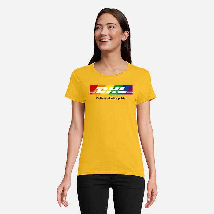 Pride T-Shirt, DHL, Damen