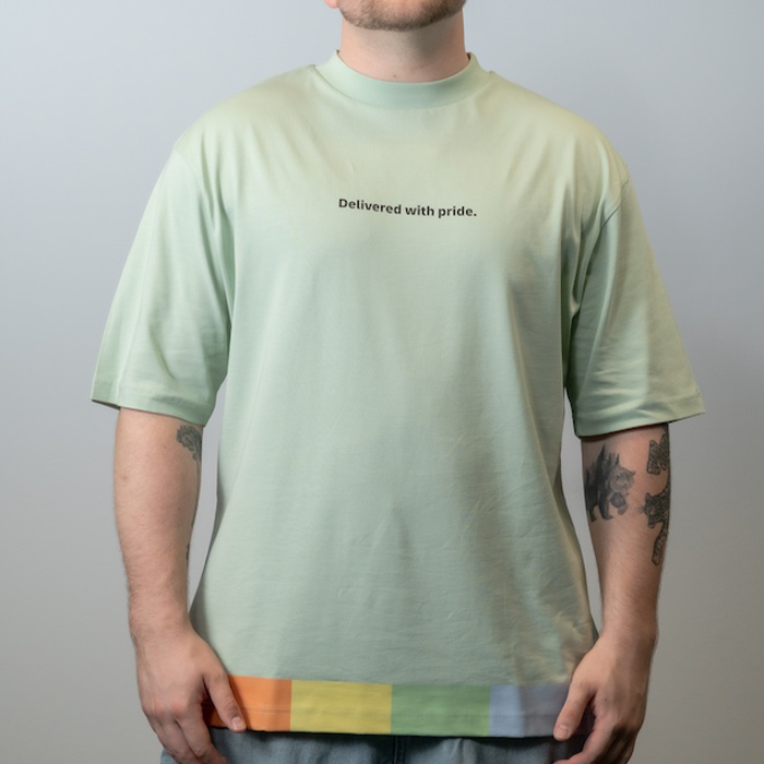Oversized T-Shirt, pastellgrün