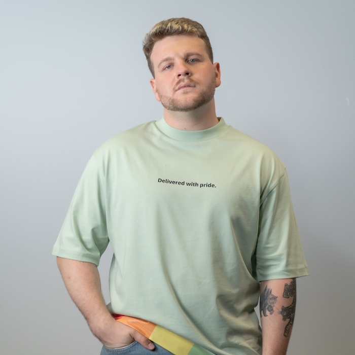 Oversized t-shirt, pastel green