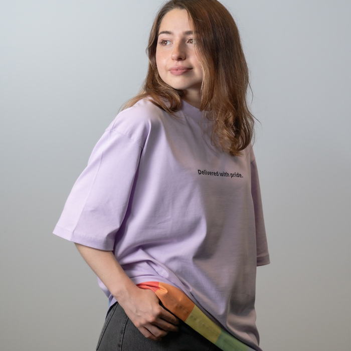 Oversized t-shirt, pastel purple