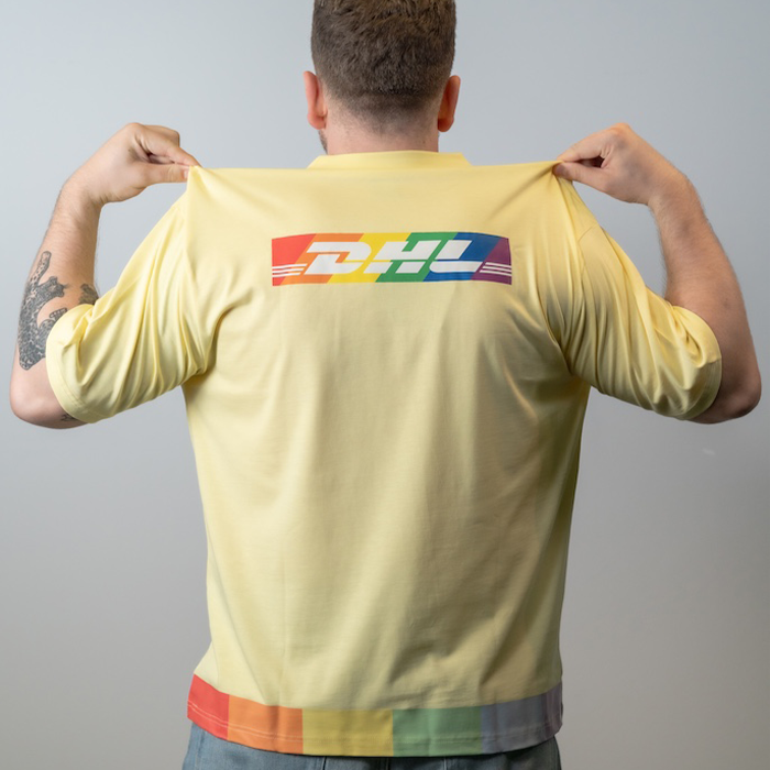 Oversized T-Shirt, gelb