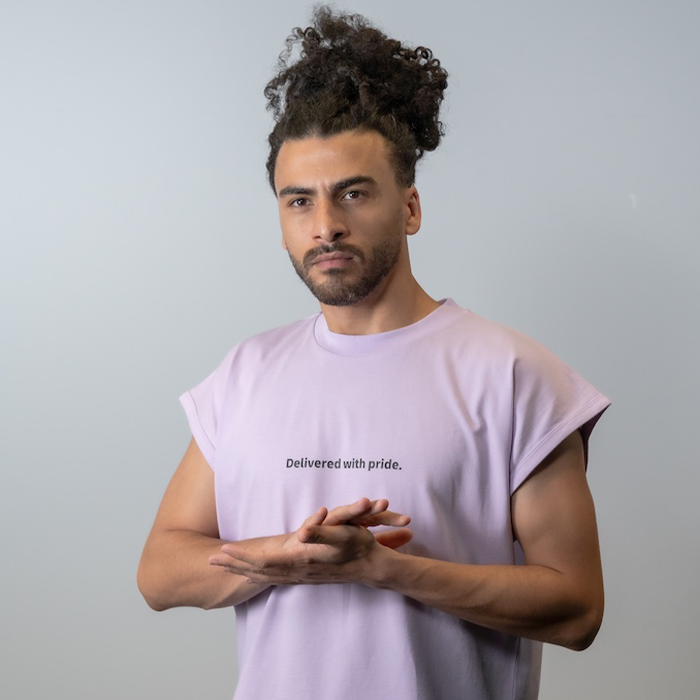 Tank top, pastel purple