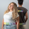 Crop Top, wollweiß