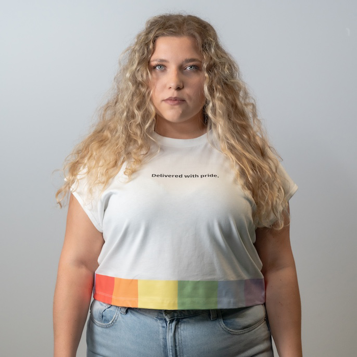 Crop Top, wollweiß