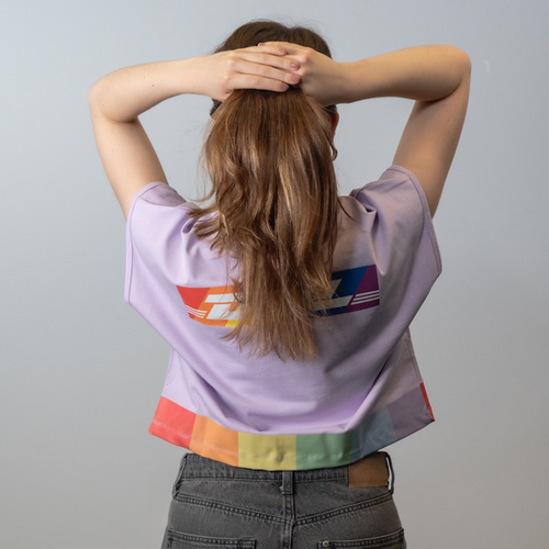Crop top, pastel purple