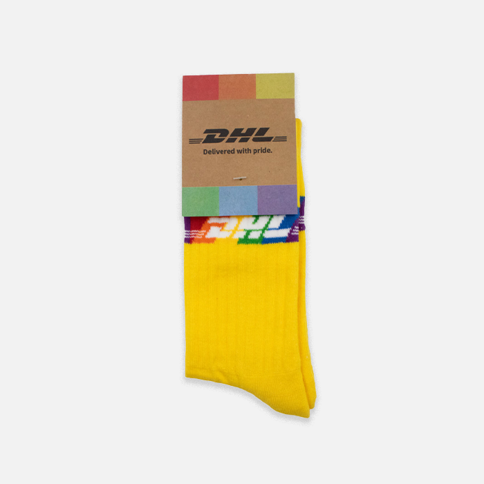 Baumwollsocken, gelb
