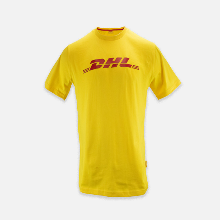 T-Shirt mit Logo, Herren, gelb