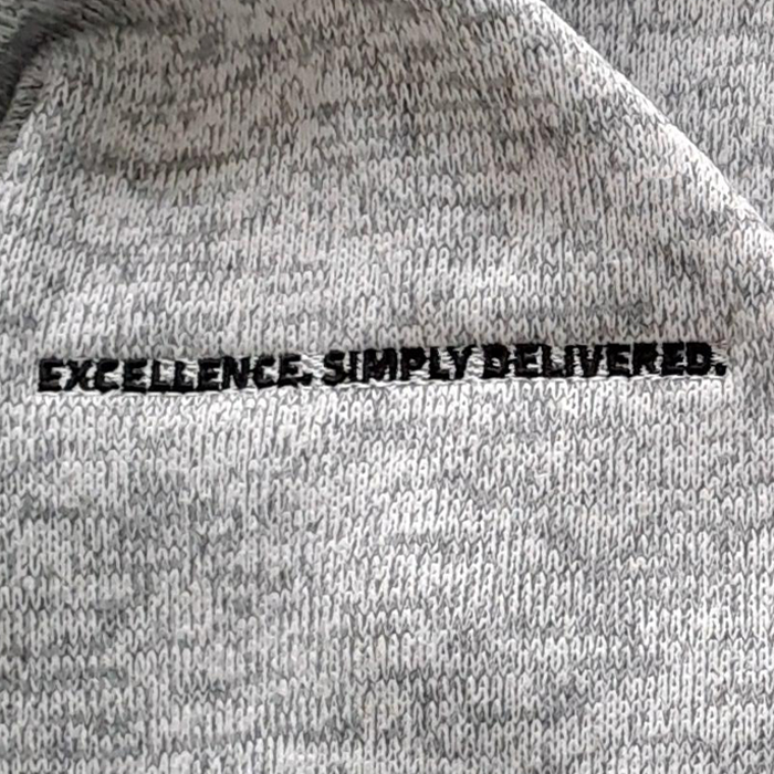 Knitted fleece hooded jacket, men