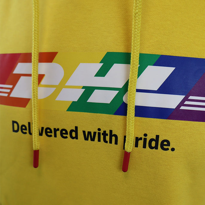 Hoodie, pride, gelb