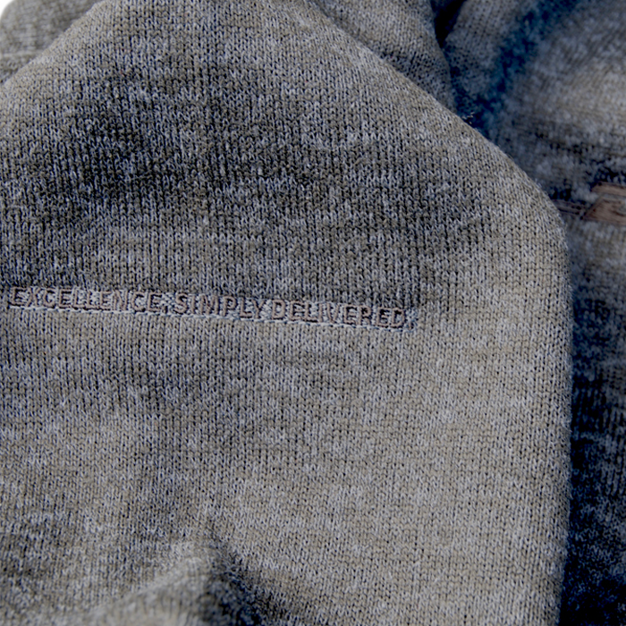 Strickfleece-Kapuzenjacke, Damen, dark-melange