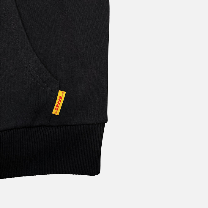 Hoodie, schwarz