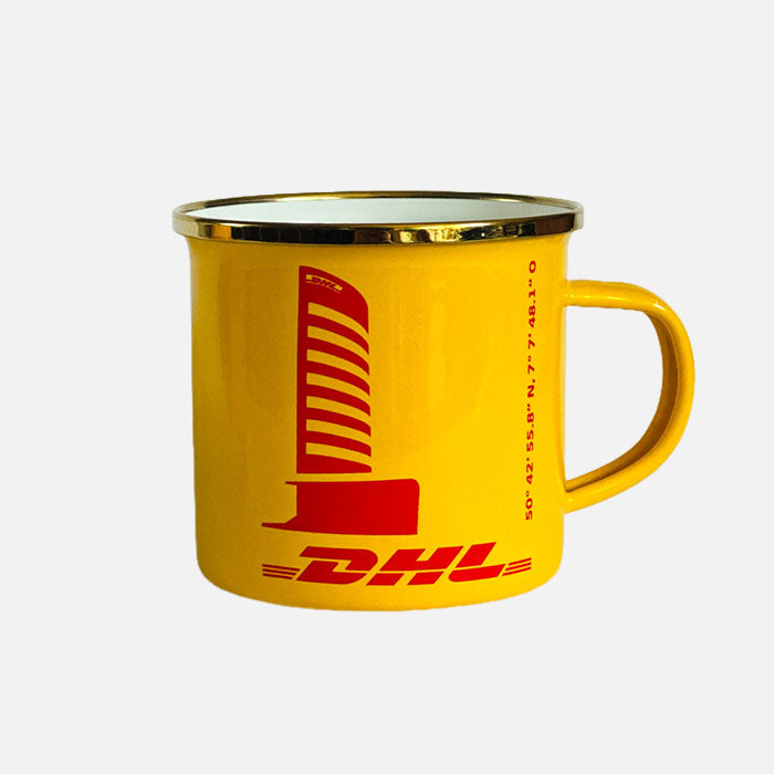Emaille Becher, DHL