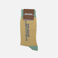 Socken, DHL, gelb/pastellgrün